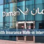 Daman Health Insurance Walk-in Interview in UAE