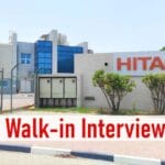 Hitachi Walk-in Interview in UAE