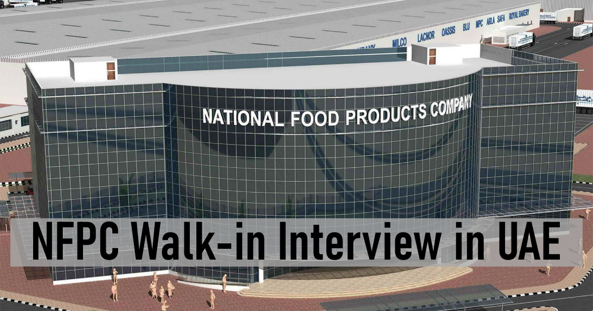 NFPC Walk-in Interview in UAE
