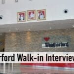 Weatherford Walk-in Interview in UAE