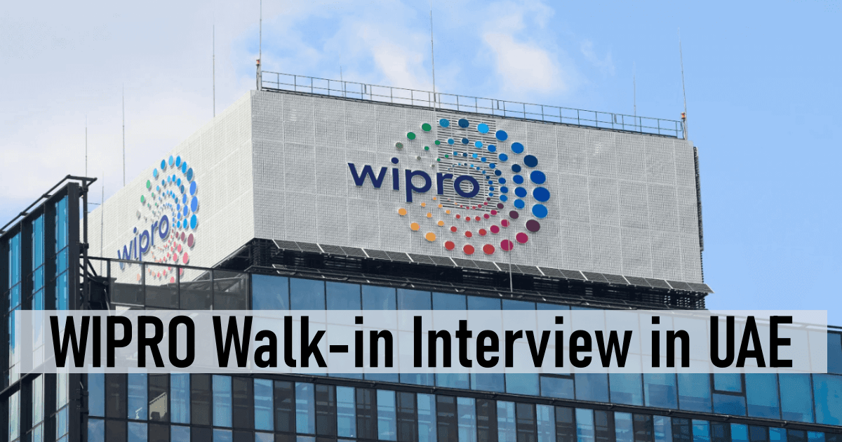 WIPRO Walk-in Interview in UAE