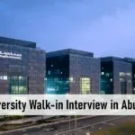 Khalifa University Walk-in Interview in Abu Dhabi-UAE