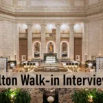 Ritz Carlton Walk-in Interview in UAE